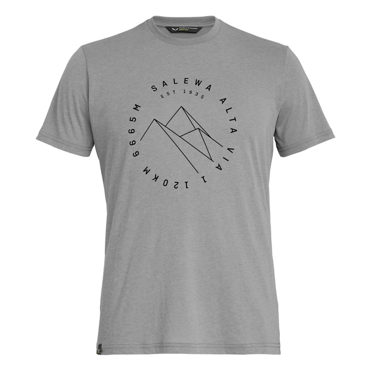 Salewa Men's Alta Via Drirelease® T-Shirts Grey WSK-865307